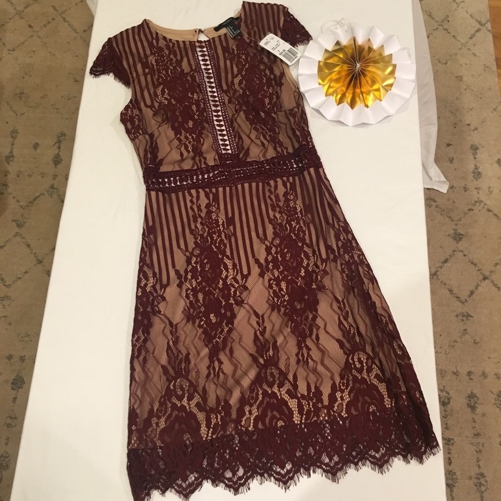 Lace dress, F21, S